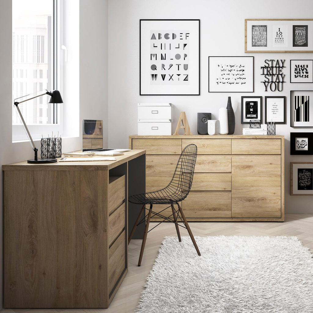 Shetland 3 Drawer Desk - image 5