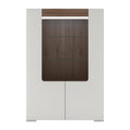 Toronto Low Glazed 2 Door Display Cabinet with Internal Shelves (inc. Plexi Lighting) - image 2