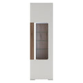 Toronto Tall Narrow Glazed Display Cabinet with Internal Shelves (inc. Plexi Lighting) - image 2