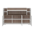 Toronto 3 Door Sideboard with open shelving (inc. Plexi Lighting) - image 3