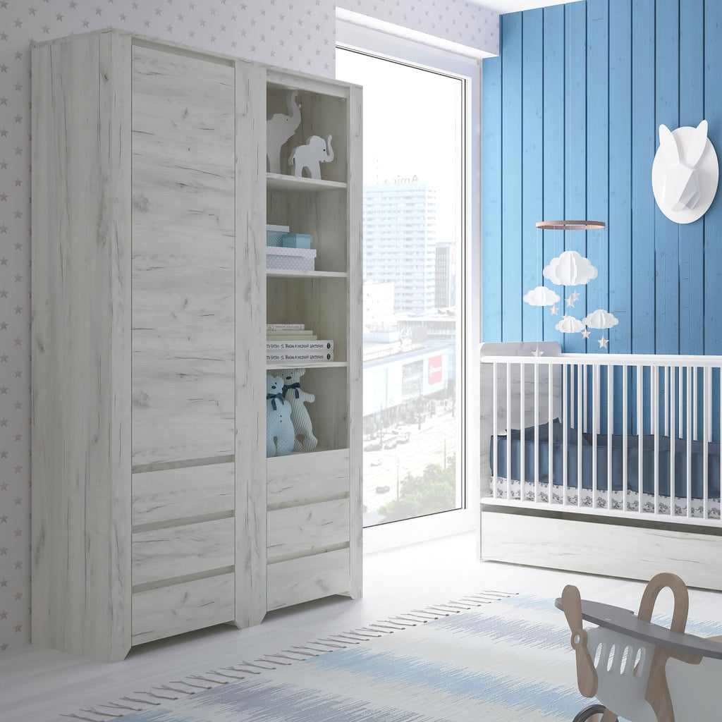 Angel Tall Narrow One Door 3 Drawer Narrow Cupboard - image 4