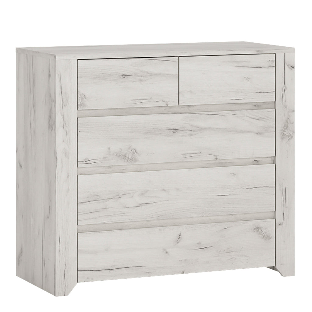 Angel Package - 1 Drawer Bedside Cabinet + 2+3 Chest of Drawers + 2 Door 2 Drawer Fitted Wardrobe - image 5