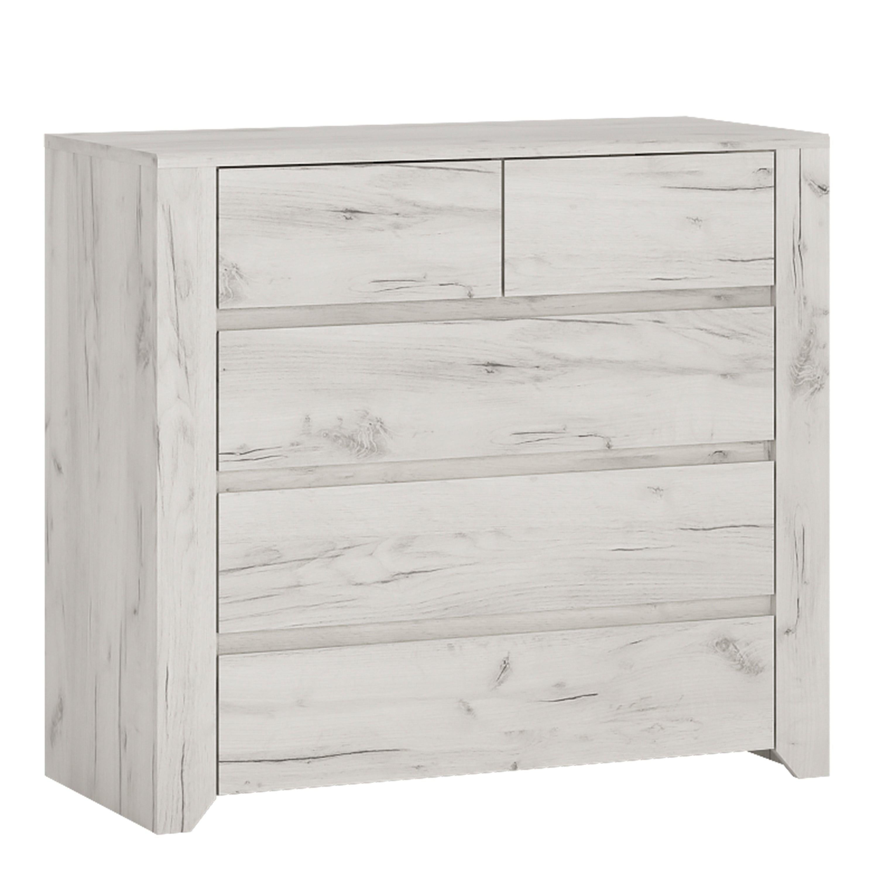 Angel Package - 1 Drawer Bedside Cabinet + 2+3 Chest of Drawers + 2 Door 2 Drawer Fitted Wardrobe - image 5