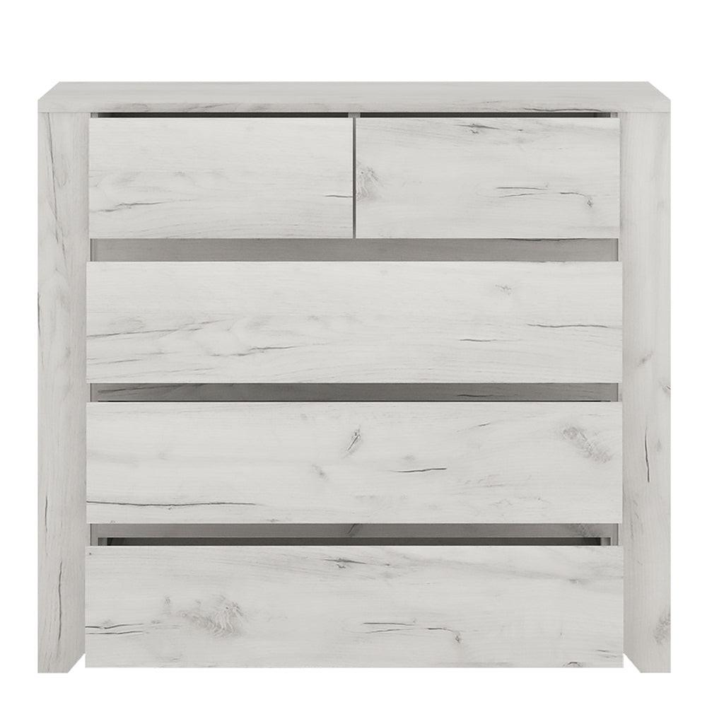 Angel Package - 1 Drawer Bedside Cabinet + 2+3 Chest of Drawers + 2 Door 2 Drawer Fitted Wardrobe - image 6