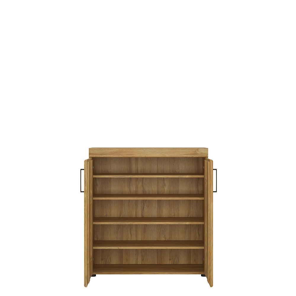 Cortina 2 Door Shoe Cabinet in Grandson Oak - image 2