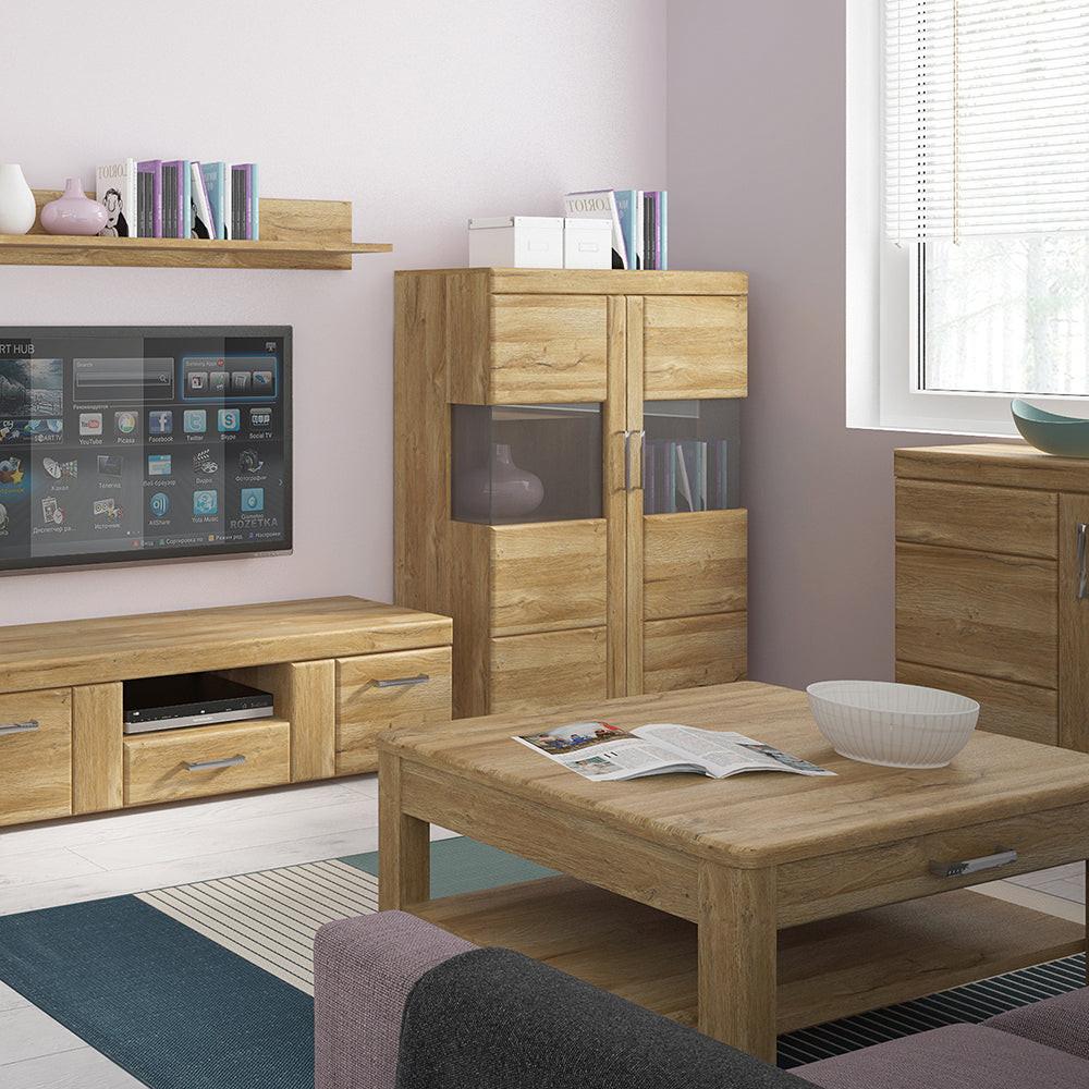 Cortina 2 Door Cabinet in Grandson Oak - image 4