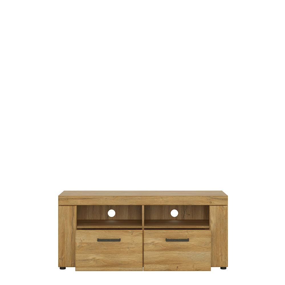 Cortina 2 Drawer TV Cabinet in Grandson Oak - image 2