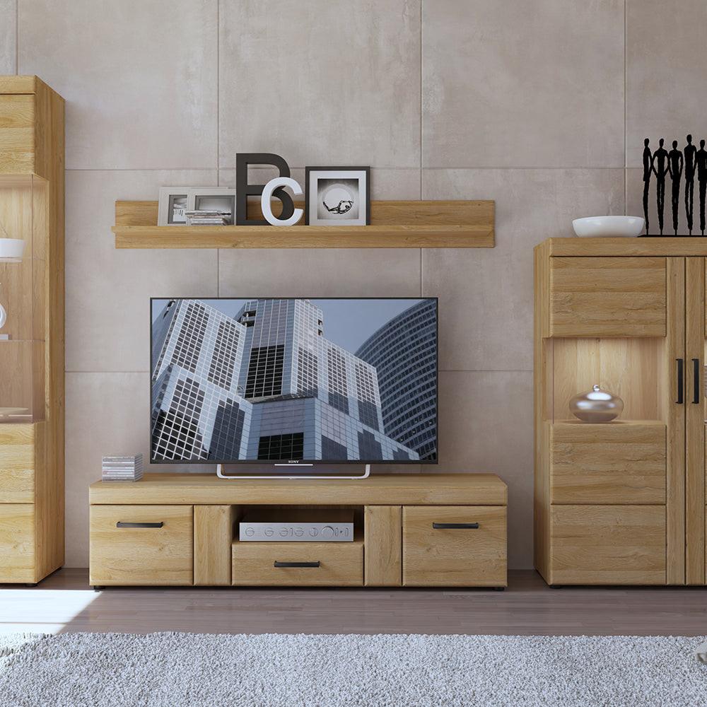 Cortina Wall Shelf 156cm in Grandson Oak - image 4