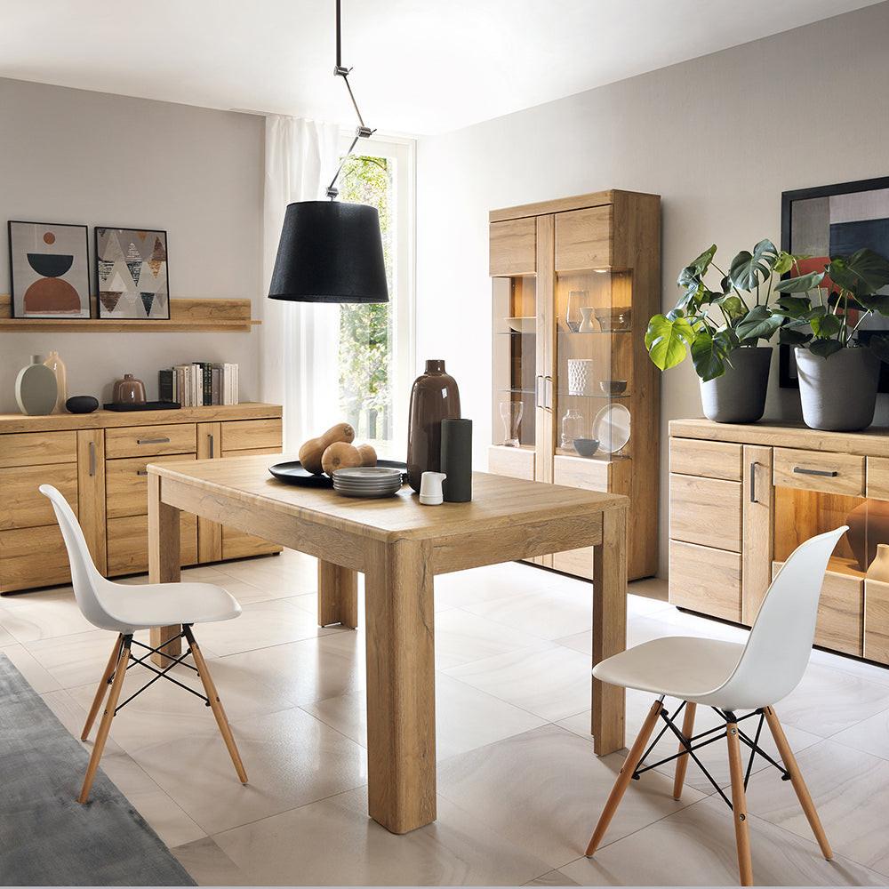 Cortina Extending Dining Table 160-200cm in Grandson Oak - image 3