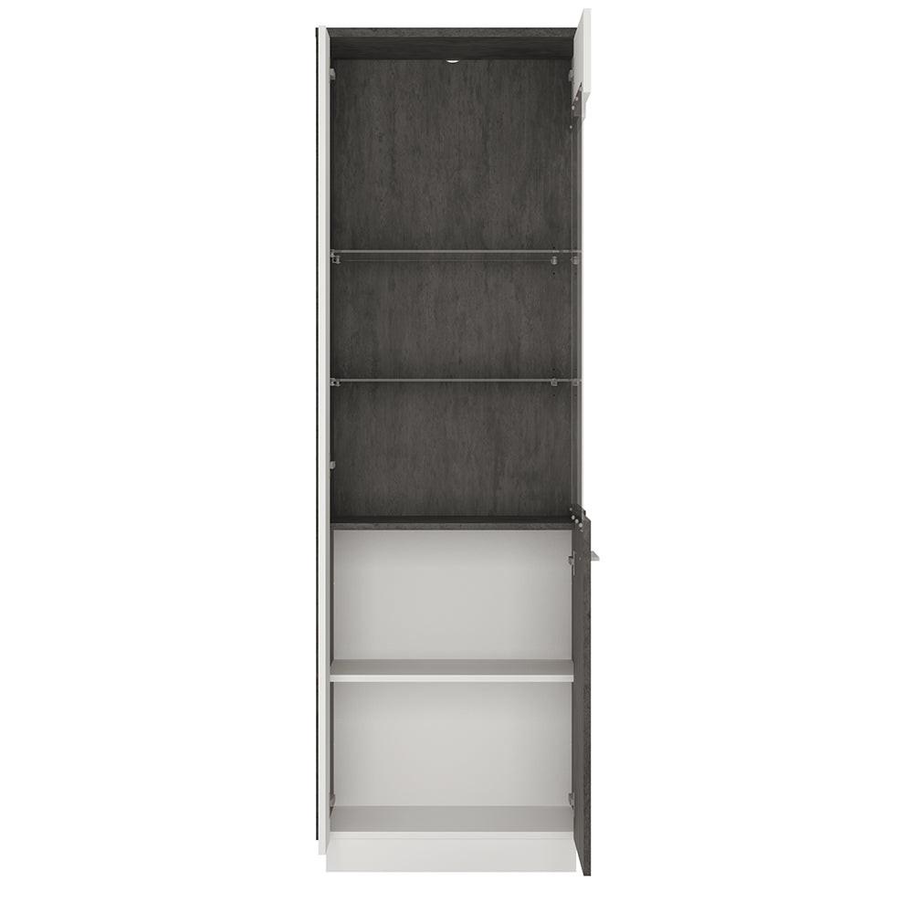 Zingaro Tall Glazed Display Cabinet (RH) - image 2