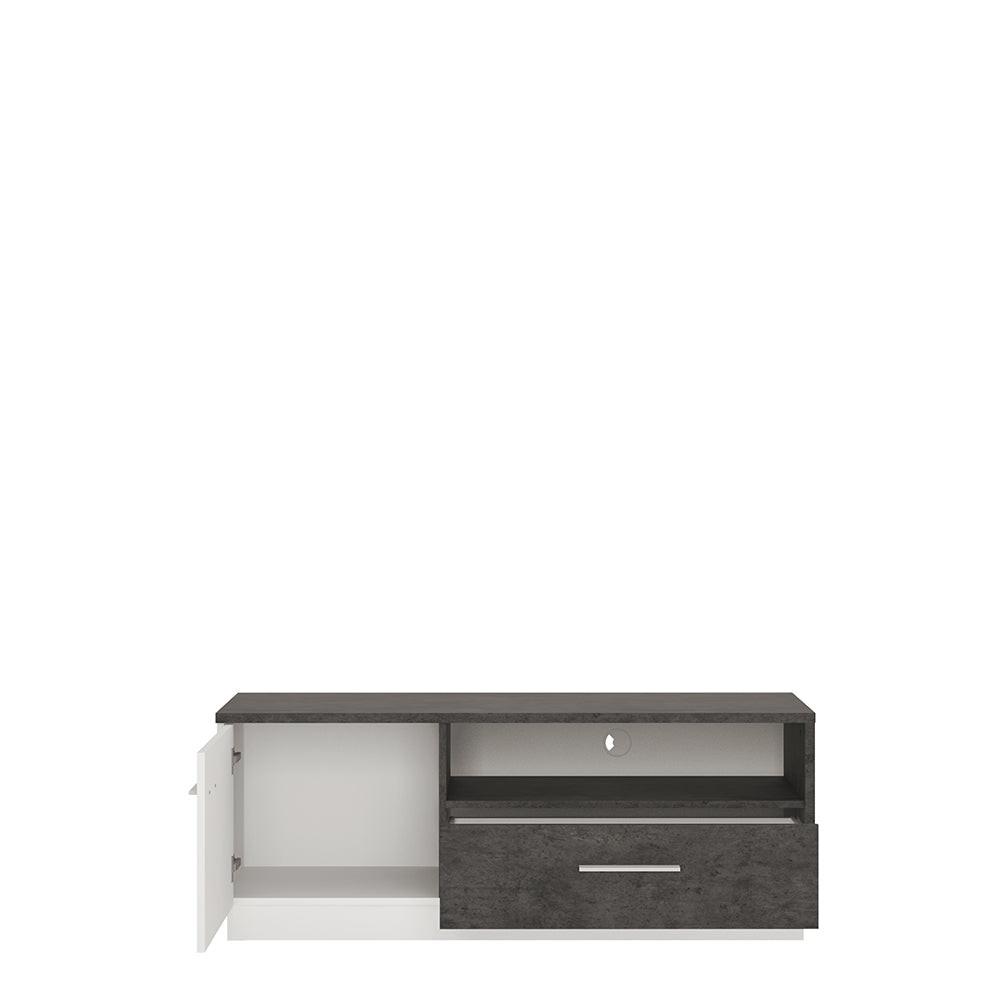 Zingaro 1 Door 1 Drawer TV Cabinet - image 2