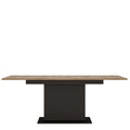 Brolo Extending Dining Table 160-200cm in Walnut and Dark Panel Finish - image 2