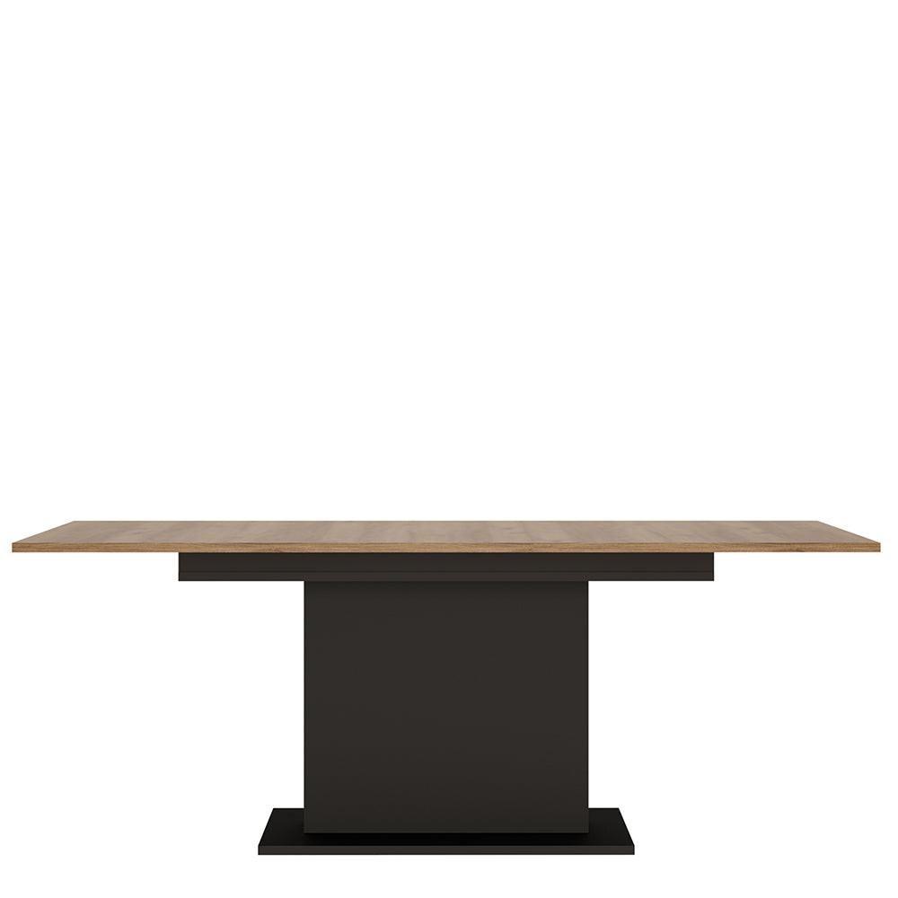 Brolo Extending Dining Table 160-200cm in Walnut and Dark Panel Finish - image 2