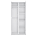 Fribo 2 Door Wardrobe in White - image 2