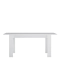 Fribo Extending Dining Table 140-180cm in White - image 2