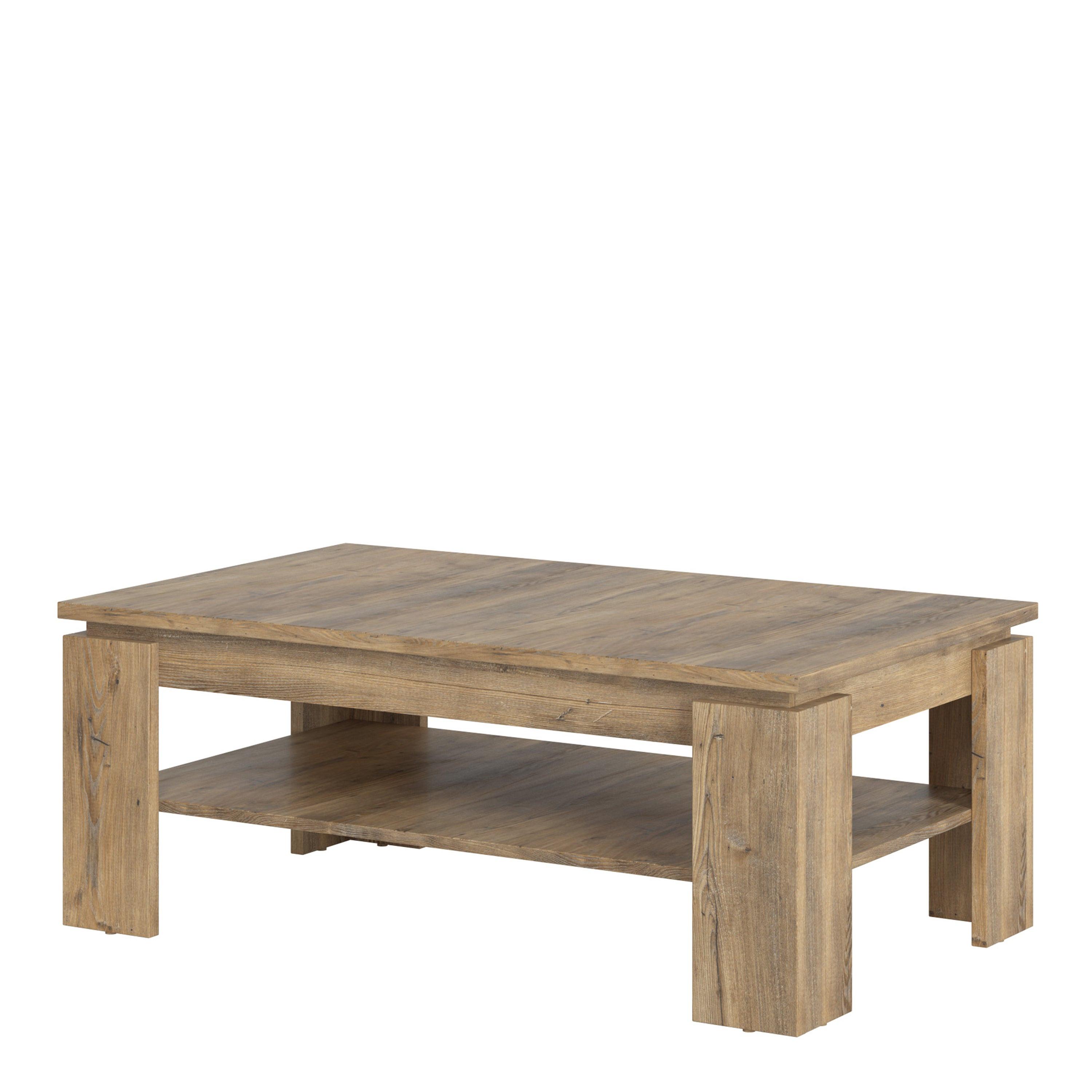 Rapallo Large Coffee Table in Chestnut and Matera Grey - image 2