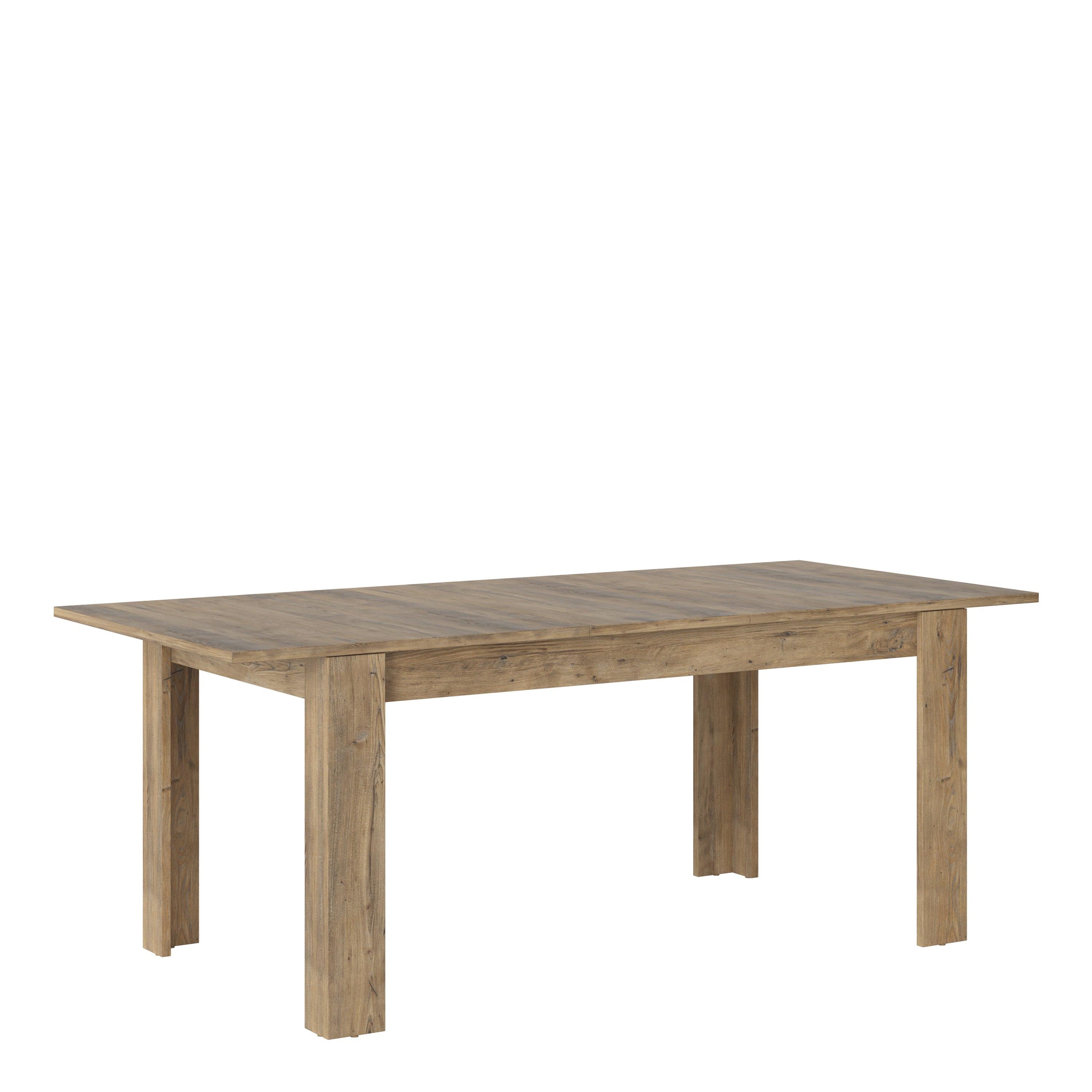 Rapallo Extending Dining Table 160x200cm in Chestnut and Matera Grey - image 3