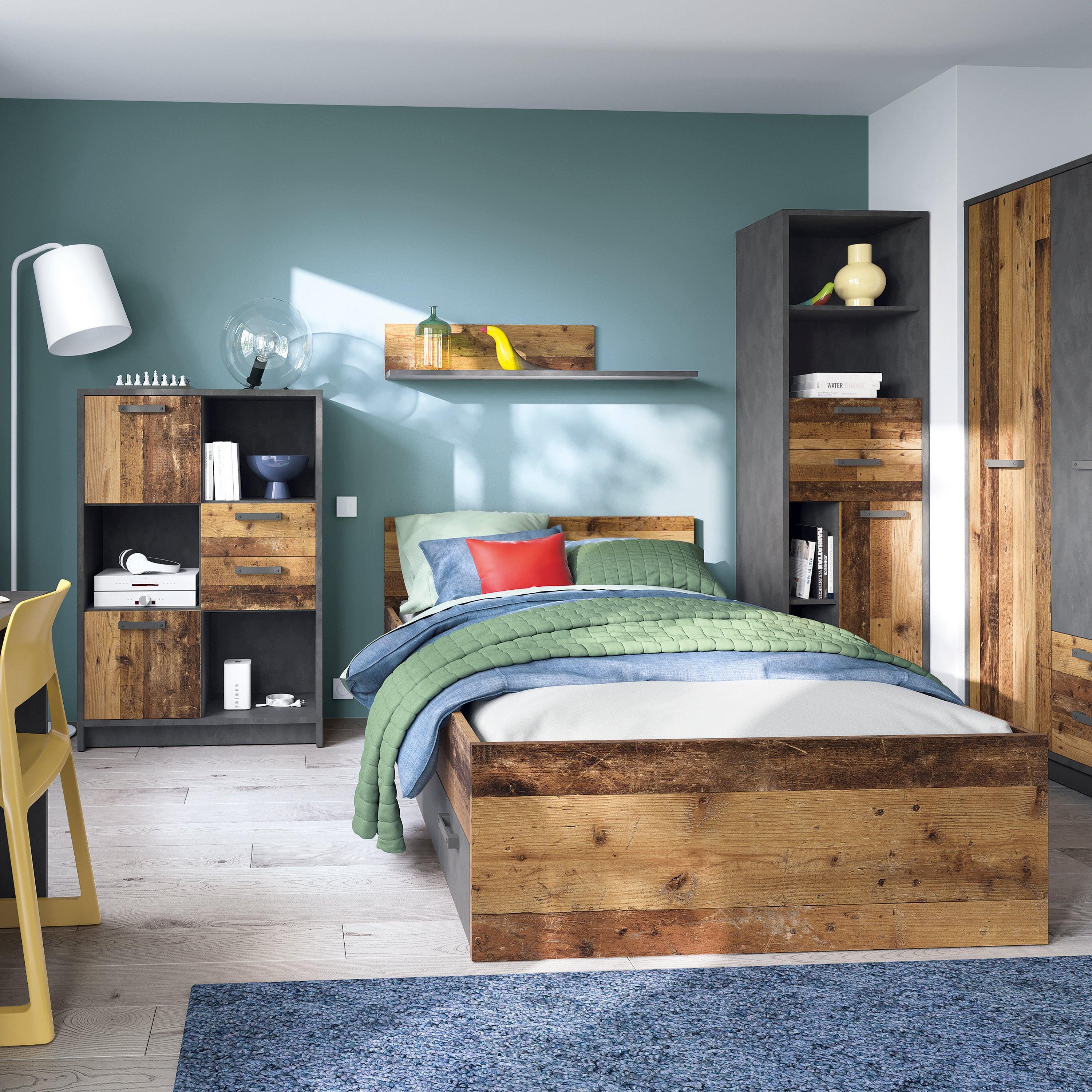 Brooklyn Shelf in Walnut and Dark Matera Grey - image 3