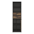 Brooklyn Bookcase in Walnut and Dark Matera Grey - image 2