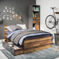 Brooklyn Bookcase in Walnut and Dark Matera Grey - image 3