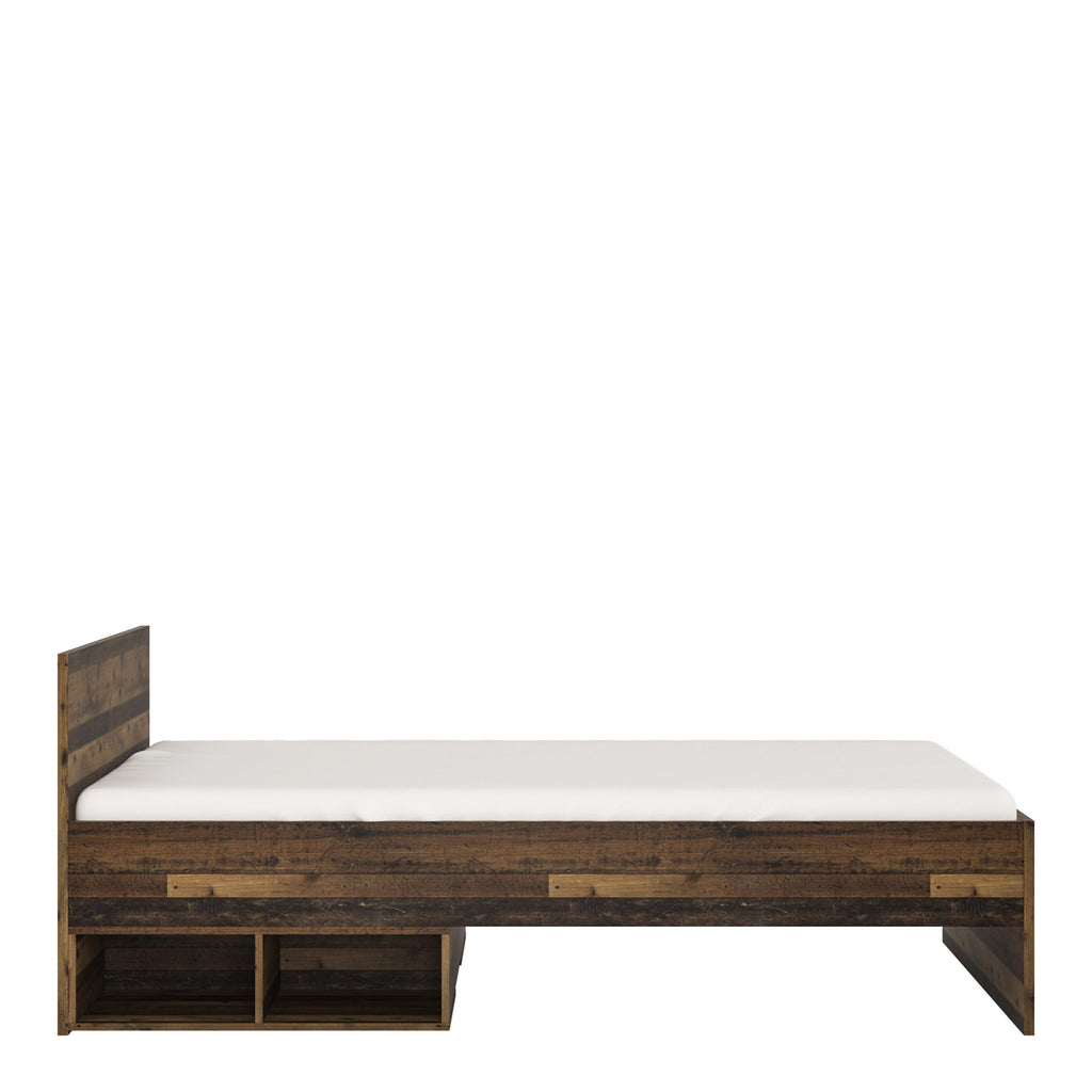 Brooklyn Single Bed 120cm in Walnut - image 2