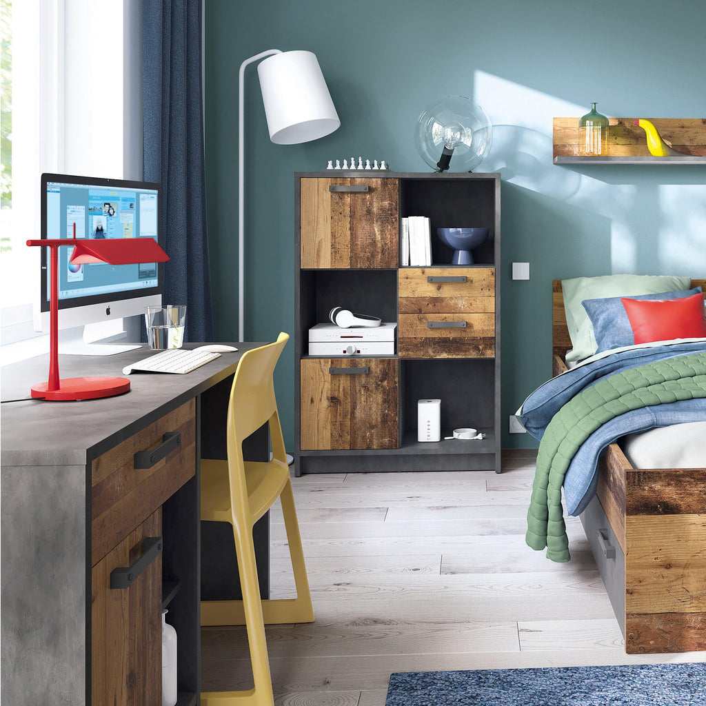 Brooklyn Single Bed 90cm in Walnut - image 4