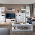Lyon Designer Coffee Table in White and High Gloss - image 3
