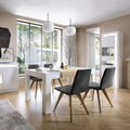 Lyon Tall Narrow Display Cabinet (LHD) (including LED lighting) in White and High Gloss - image 4