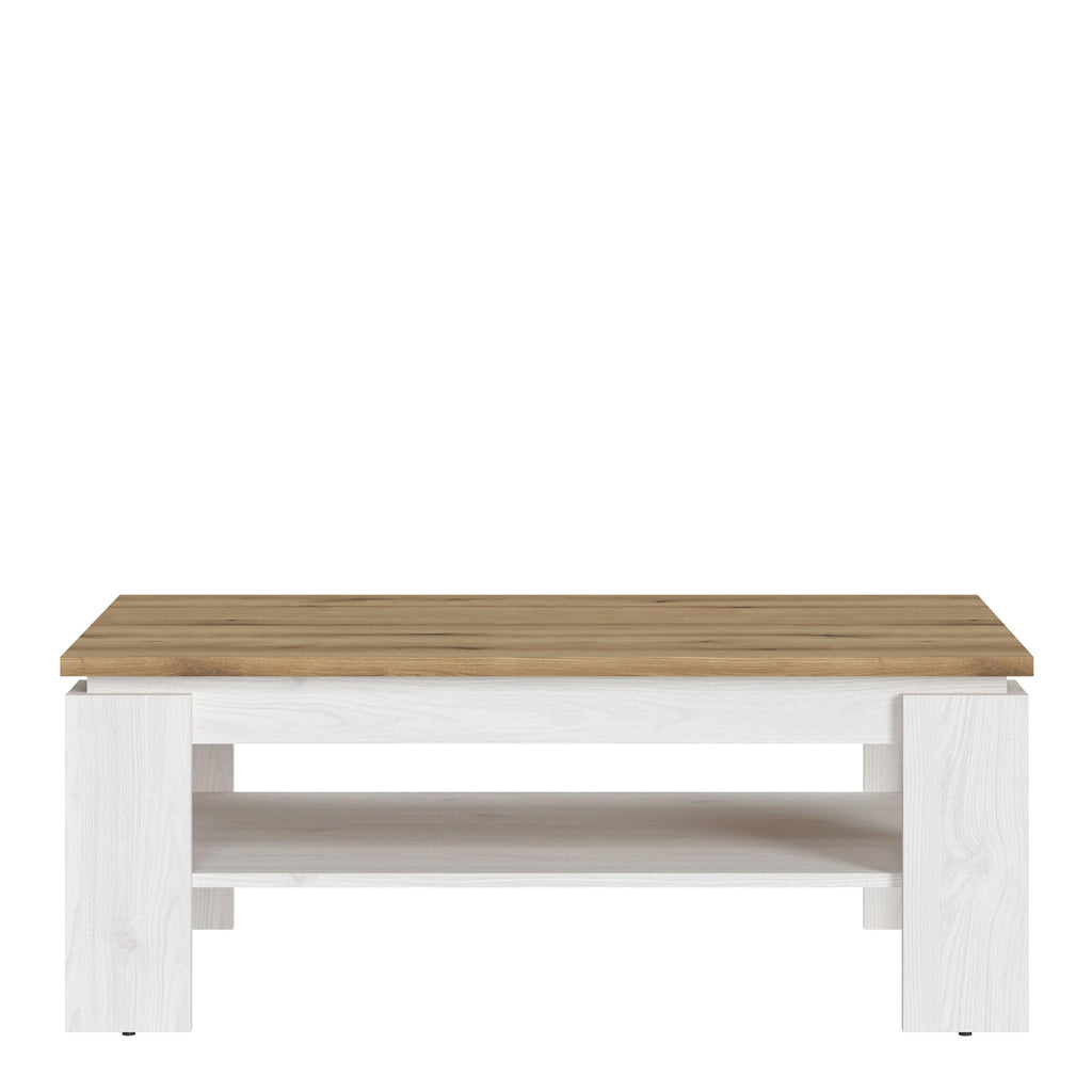 Celesto Coffee Table in White and Oak - image 2