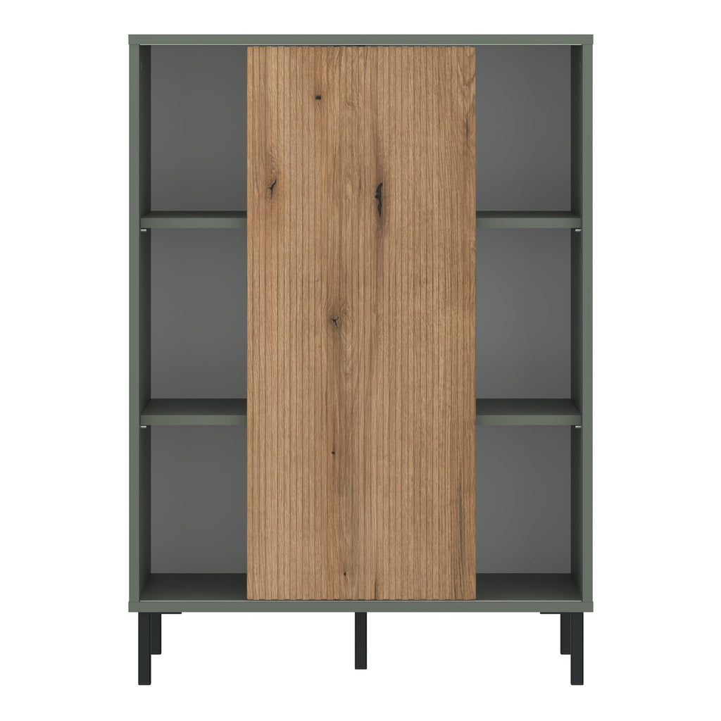 Darwin Sideboard 1 Door in Green/Oak - image 2