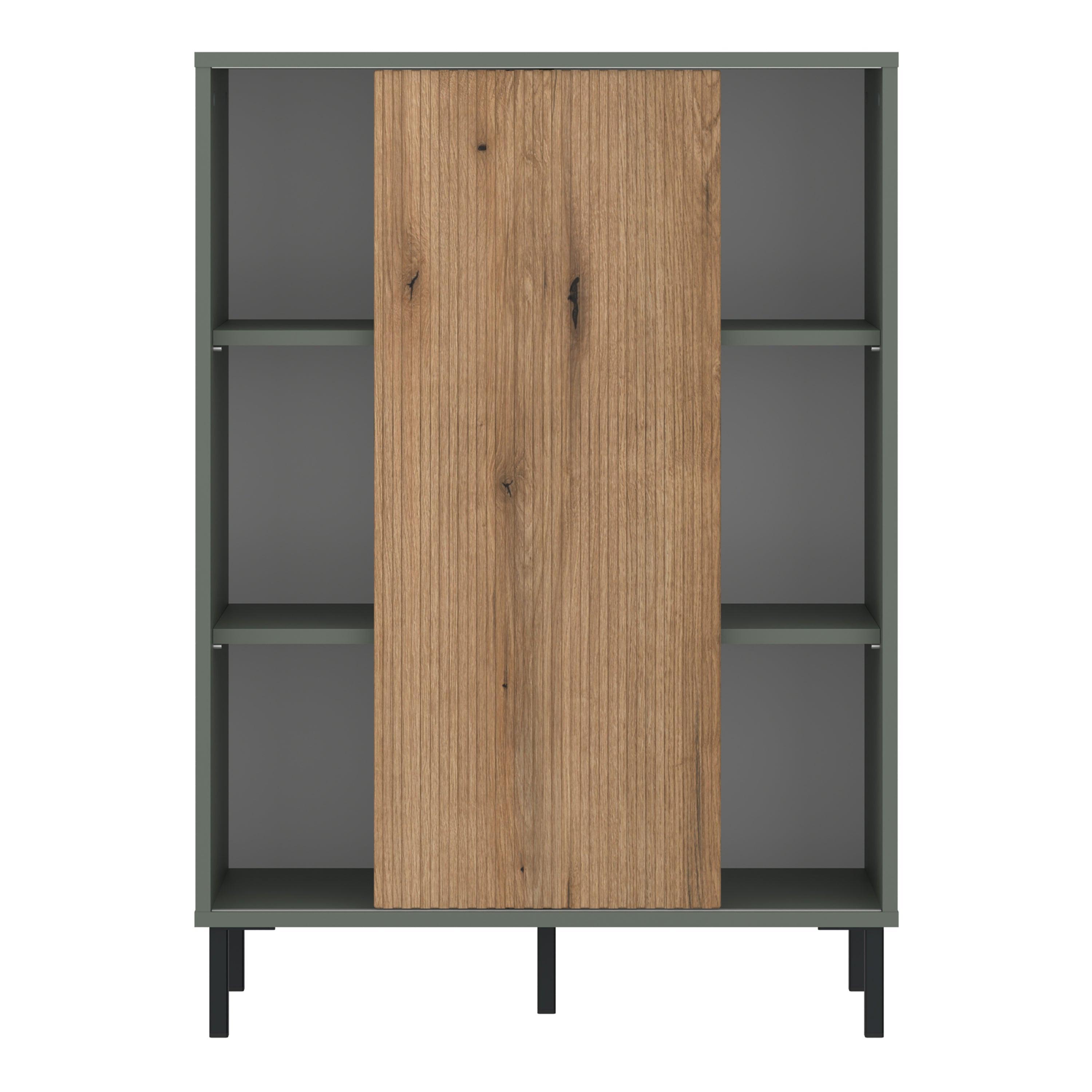 Darwin Sideboard 1 Door in Green/Oak - image 2