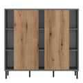 Darwin Sideboard 2 Door in Green/Oak - image 2