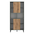 Darwin Bookcase 2 Door in Green/Oak - image 2