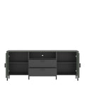 Arundel TV Cabinet 2 Door 2 Drawer 158cm Wide in Green/Grey - image 2