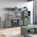 Arundel TV Cabinet 2 Door 2 Drawer 173cm wide 65cm High in Green/Grey - image 3