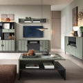 Arundel Sideboard 2 Door 1 Flap 1 Drawer in Green/Grey - image 3