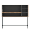 Arundel Bar Table with 1 Flap in Oak/Grey - image 2