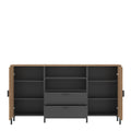 Arundel Sideboard 2 Door 2 Drawer in Oak/Grey - image 2