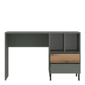 Darwin Desk 2 Drawer in Green/Oak - image 2