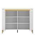 Lazio Sideboard 2 Door in Alpine White/White Gloss - image 2