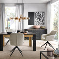 Genoa Sideboard 2 Door 4 Drawer in Black Matt/Gold - image 3