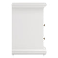 Paris Bedside 2 Drawers in White - image 4