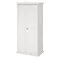 Paris Wardrobe with 2 Doors in White - image 3