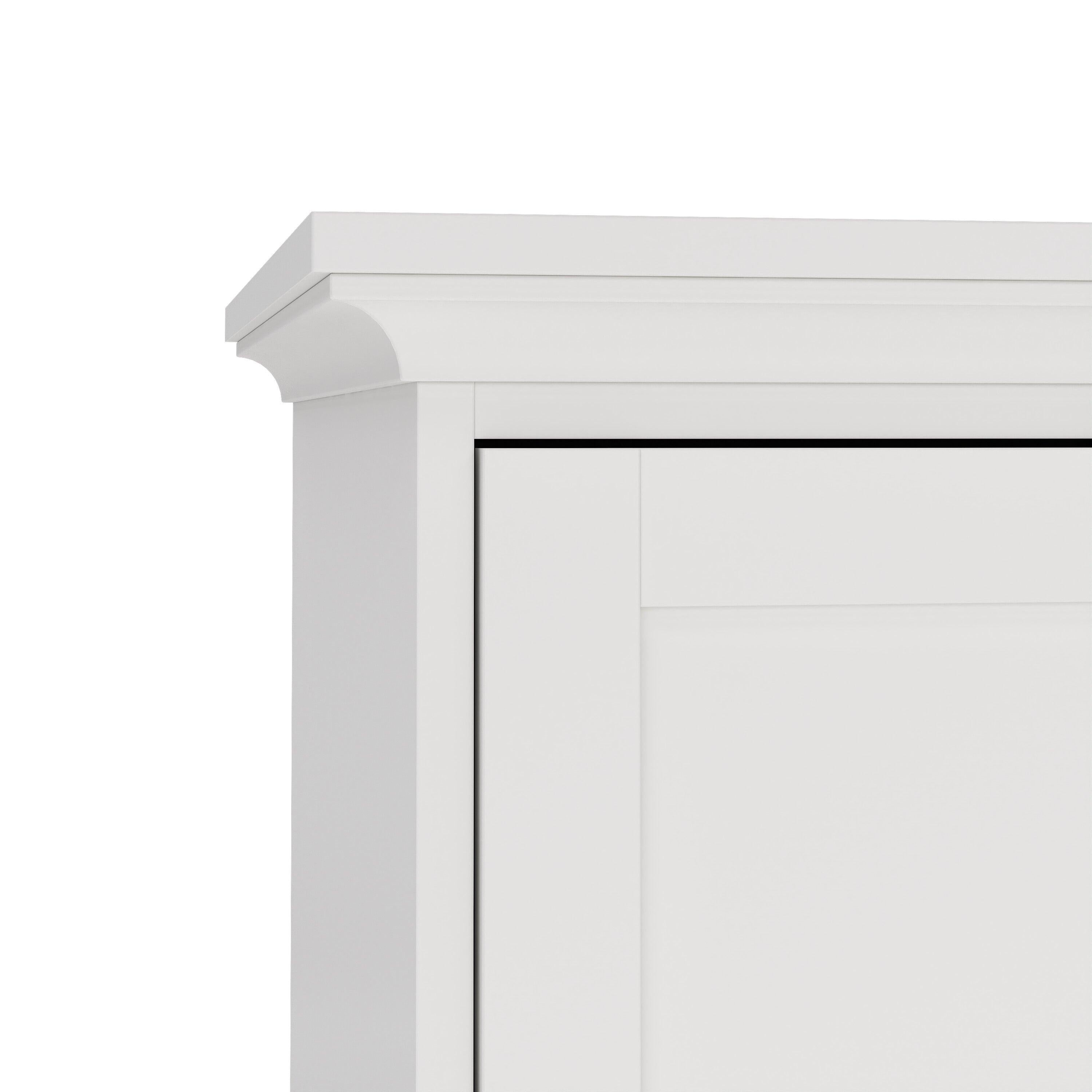 Paris Wardrobe with 2 Doors in White - image 9