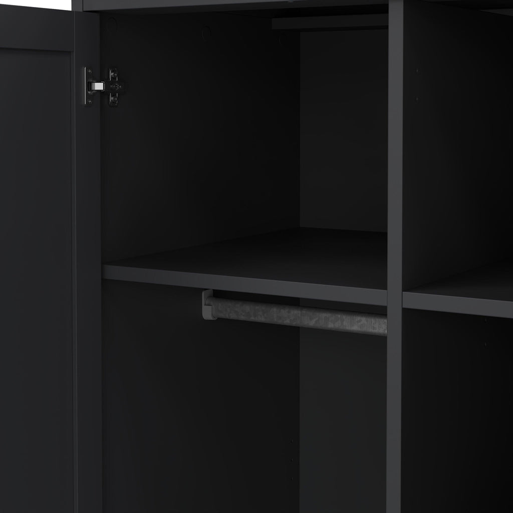 Paris Wardrobe with 2 Doors in Matt Grey - image 9