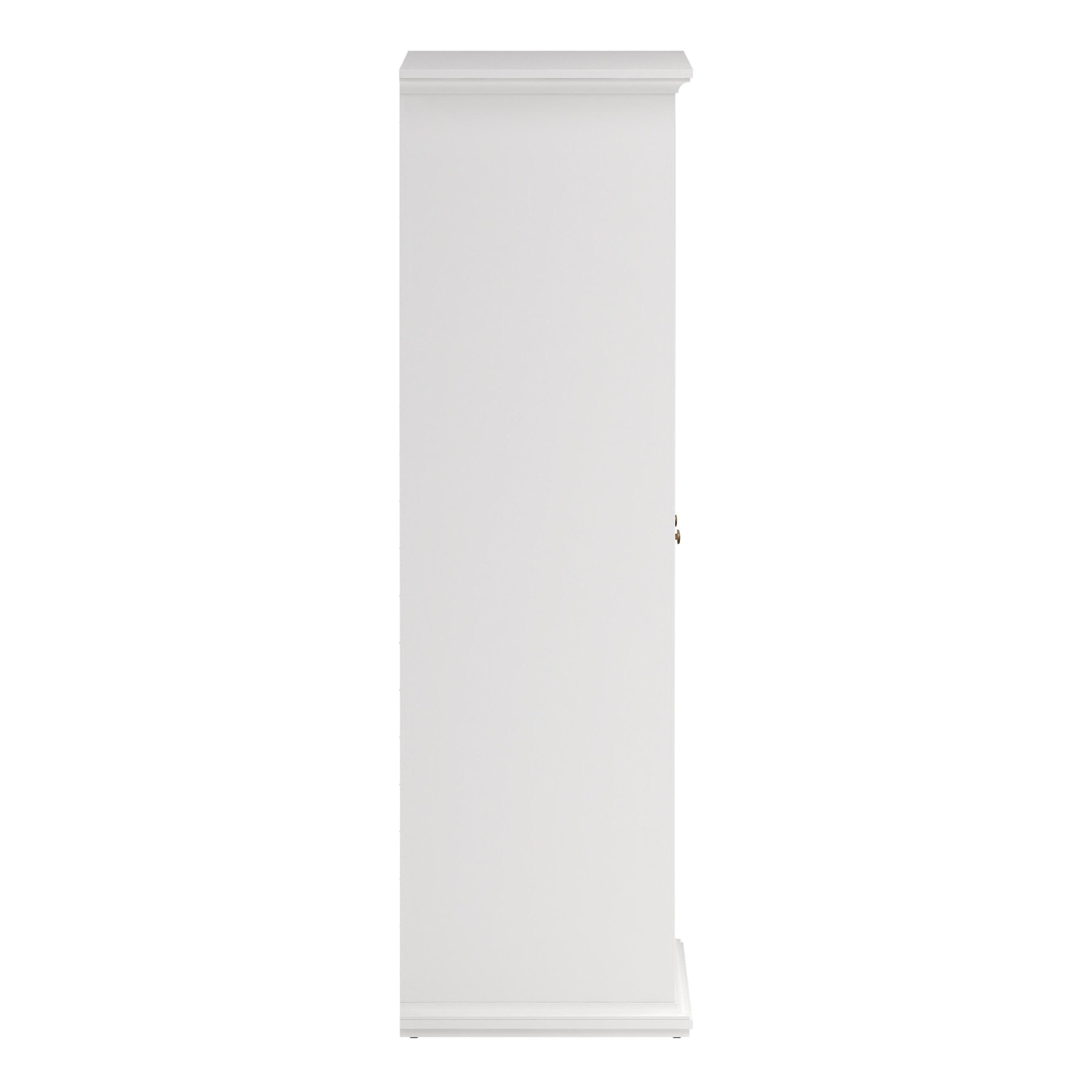 Paris Wardrobe with 3 Doors in White - image 4