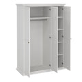 Paris Wardrobe with 3 Doors in White - image 5