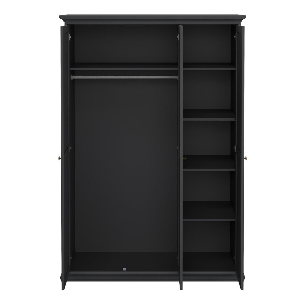 Paris Wardrobe with 3 Doors in Matt Grey - image 6