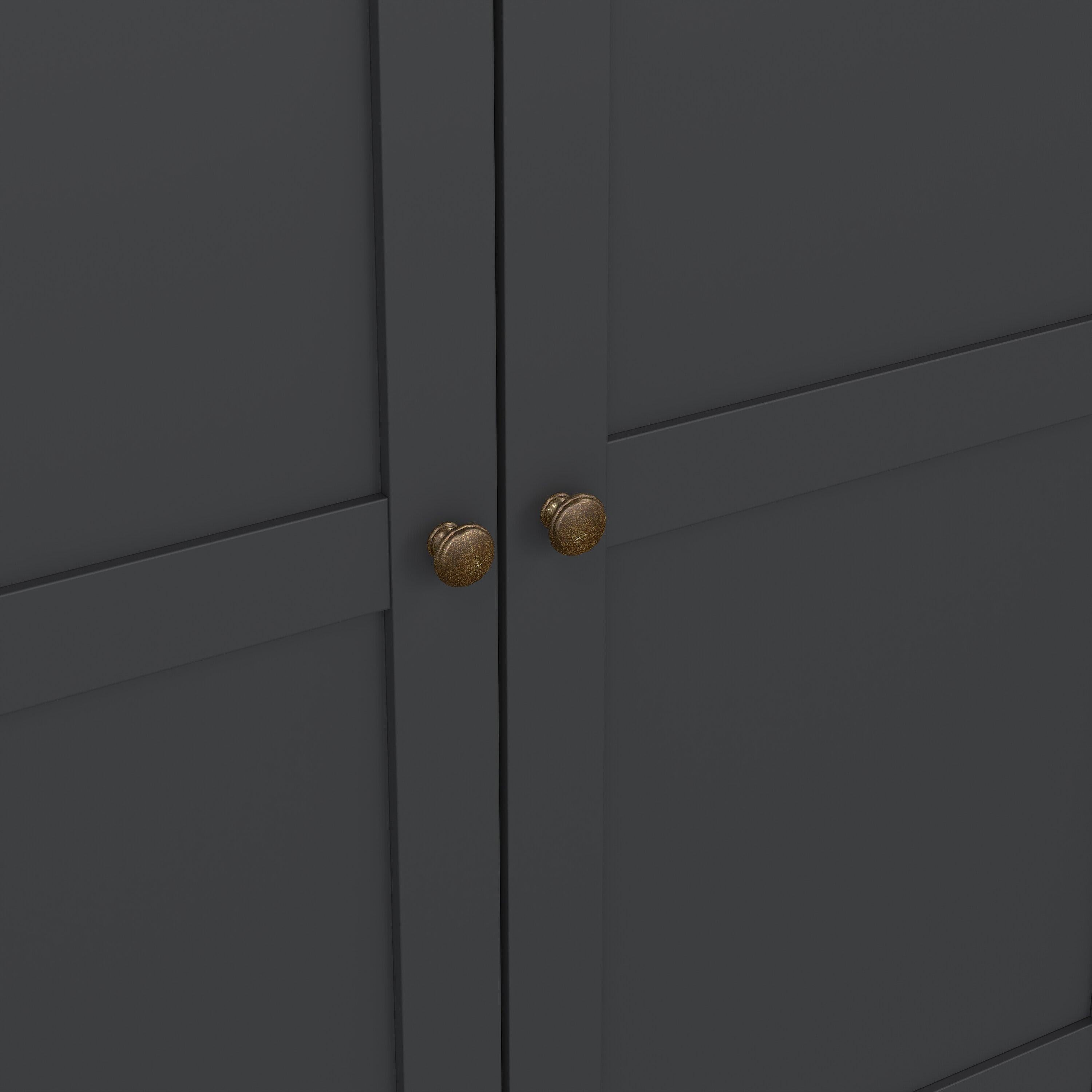Paris Chest of 6 Drawers in Matt Grey - image 9