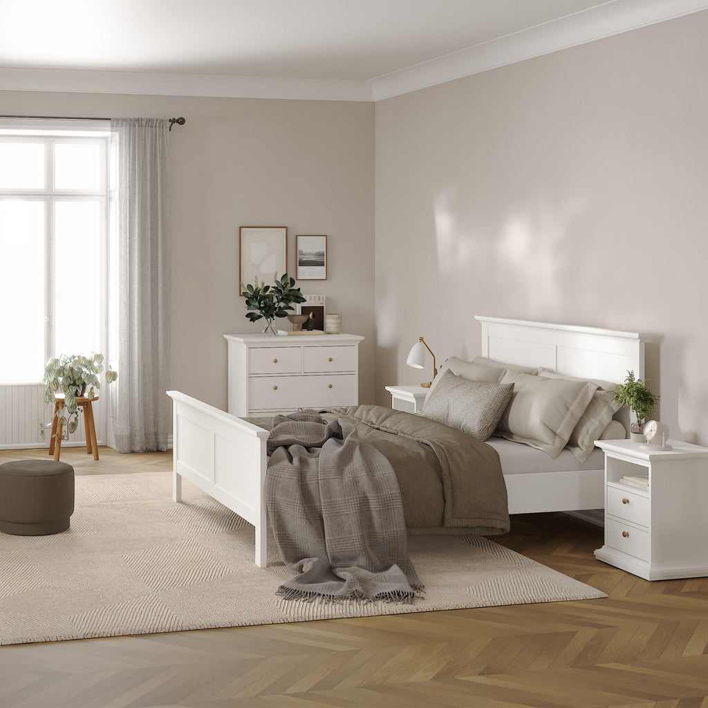 Paris Double Bed (140 x 200) in White - image 7